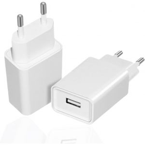 Thef-Chargeur, 2pcs Chargeur Rapide, 5v 2.1a Embout Adaptateur Secteur Bloc, Adaptateur Type C Secteur Mural Usbc Chargeur - Neuf