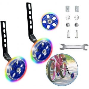 Roues D'entrainement Universelles, Stabilisateurs Pour Velo Enfant, Roues De Support Pour Stabilisateurs De Velo, Pour Tous Les Velos De 12 A 20 Pouces - Neuf