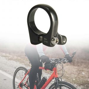 Adaptateur De Montage De Porte-Bagages Arrière Pour Connecteur De Tige De Selle De Vélo 308/309mm Alliage D'aluminium Noir Pour Vtt De Route En Plein Air Vtt - Neuf