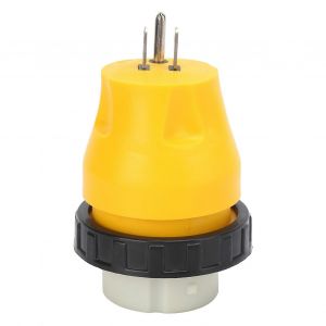 Adaptateur de verrouillage électrique RV 15A mâle à 50A femelle Twist Lock Connecteur de cordon d'alimentation Prise US 125V - Neuf