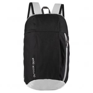 Sac A Dos Unisexe Etanche Tuban Pour Sports De Plein Air, Sac A Bandouliere, Sac De Voyage (Noir Et Gris) - Neuf