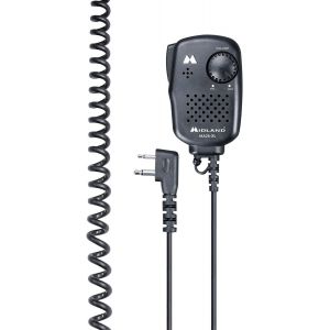 Microphone/Haut-Parleur, CONNECTEUR L 2 Broches - MA26-XL - MIDLAND C515.05 - Neuf