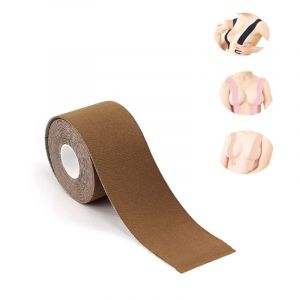 Ruban Adhésif Pour Lifting Instantané Des Seins, Ruban Adhésif Push-Up Pour Gros Seins, Ruban Adhésif Pour Lifting Instantané Des Seins, Ruban Adhésif Push-Up Pour Gros Seins, Marron (5 Cm X 5 M) - Neuf