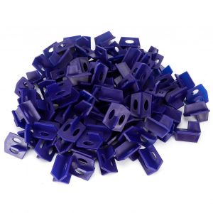 200Pcs Mur Sol C&eacute;ramique Carrelage Niveleur Carrelage Outils De Nivellement Construction Fournitures Bleu - Neuf
