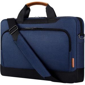 13.5-14 Inch Laptop Bag with Shoulder Strap Compatible with MSI Prestige 14/Asus Chromebook/Dell Latitude/HP ProBook/Macbook/Acer Swift 3, Blue - Neuf