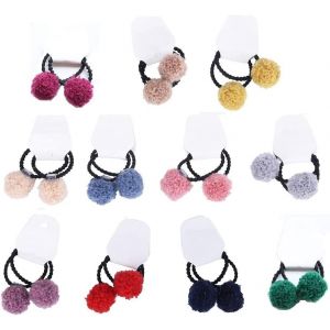 Lyxoto Lot De 30 &Eacute;lastiques &Agrave; Cheveux En Caoutchouc Souple Pour Queue De Cheval Pour Femmes Et Filles (15 Couleurs) - Neuf