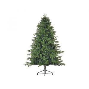 HOMCOM Sapin de No&euml;l artificiel 180cm avec 1700 pointes,pliable et support m&eacute;tallique stable,id&eacute;al pour les d&eacute;corations de No&euml;l,vert - Neuf