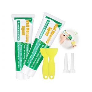 Kit de rebouchage pour trous dans les cloisons s&egrave;ches (lot de 2) - Id&eacute;al pour les r&eacute;parations de grands murs. - Neuf