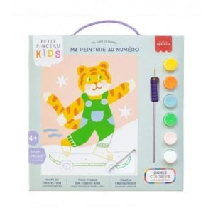 La Petite Epicerie Peinture Au Num&eacute;ro Kid - Titi Skate Coloraige Peinture Au Num&eacute;ro - Neuf
