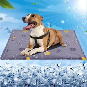 Kalanka-Tapis Rafraichissant Chien,65*50cm Tapis Rafraichissant Chat,Tapis Fraicheur Chien Chat Avec Gel Non Toxique,Tapis Rafraichissant Pour Les Petits Moyen Animaux De Compagnie En Été Maison Voya - Neuf