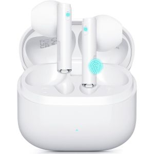 KALANKA-Ecouteurs Bluetooth sans Fil, Intra-Auriculaires 5.3 avec Hi-FI Son Stéréo et Micro HD, IP7 Étanche, 46 Heures de Lecture - Neuf