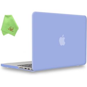 Coque Rigide Smooth Soft Touch pour MacBook Pro (Retina, 15 Pouces, mi-2012 à mi-2015), modèle A1398, sans CD-ROM, sans Barre Tactile, Bleu Serenity - Neuf