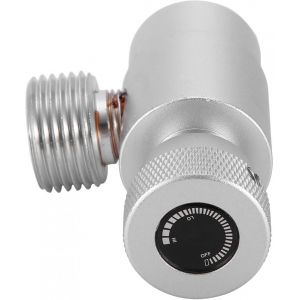 SUBZONAL-Adaptateur de recharge de CO2, Machines &agrave; eau p&eacute;tillante et sodas,Kit de connecteur d'adaptateur en m&eacute;tal de remplissage de r&eacute;servoir de remplissage de CO2(adapter without meter-argent) - Neuf