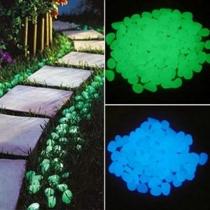 Lot De 200 Galets De Jardin Lumineux ¿ Pierres Décoratives Phosphorescentes Pour Aquariums, Vases Et Aménagements Extérieurs - Neuf