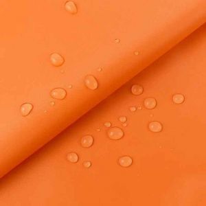 Meetee 190t Polyester Résistant À La Douche Tissu Enduit Parapluie Imperméable Mince Tissu Imperméable Bricolage Accessoires - Type Orange-500cm-150cm - Neuf