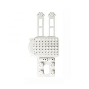 Grattoir Mural,Brosse De Massage En Silicone,Outil De Soulagement Des D&eacute;mangeaisons Pour Animaux De Compagnie,Grattoir De Jambe De Bureau,Esth&eacute;ticienne D'angle De Chat.Blanc. - Neuf
