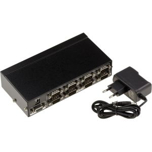 R&eacute;partiteur S&eacute;rie Com Rs232 Db9 Type Splitter Qui Duplique &Agrave; L'Identique 1 Source En Entr&eacute;e Vers 8 Sorties Rs-232 Simultan&eacute;es[Z925] - Neuf