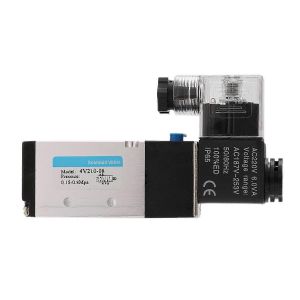 Électrovanne électrique 5 voies 2 positions 220V tension connecteur 8mm - Neuf