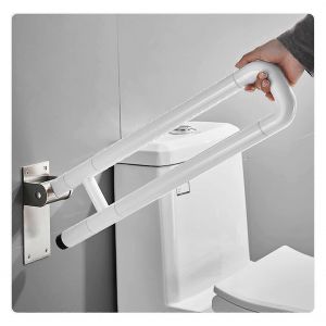 Pliable en acier inoxydable de 24 pouces salle de bain baignoire de poign&eacute;e pour les personnes &acirc;g&eacute;es, les handicap&eacute;s et les femmes enceintes. - Neuf