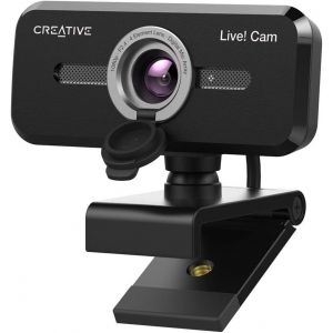 Live! Cam Sync 1080P V2 Webcam Usb Grand Angle Avec Fonction Muet Automatique Et Réduction Du Bruit Pour Les Appels Vidéo, Double Microphone Intégré Pour Zoom, Skype - Neuf
