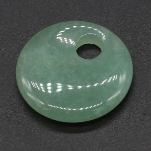 Pendentifs En Pierre Naturelle Turquoises Améthystes, 1 Pièce, Perles Amples À Grand Trou Pour Bricolage, Collier, Boucle D'oreille, Fabrication De Bijoux, Cadeau De Fête--Green Aventurine - Neuf