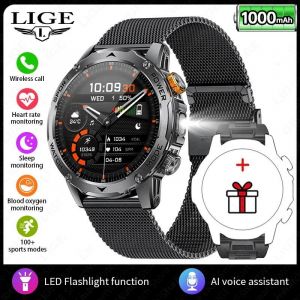 2025 Hommes Montre Intelligente 1.7 Pouces Hd Amoled &Eacute;cran Cadran Personnalis&eacute; Horloge Fr&eacute;quence Cardiaque Oxyg&egrave;ne Sommeil Sant&eacute; Moniteur 100 + Sport Fitness Montre.Mesh Black. - Neuf