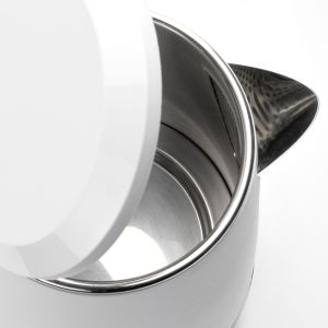 Bouilloire &Eacute;lectrique Jug - Bouilloire Sans Fil &Agrave; &Eacute;bullition Rapide - Acier Inoxydable - Capacit&eacute; De 1,5L- Fait Partie D'Ensembles Coordonn&eacute;s De Bouilloire Et De Grille-Pain - Blanc Chaud - Neuf