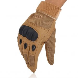Gants Multi-Usages Resistants A L'usure Pour Hommes, Pour Le Sport, La Salle De Sport, L'entrainement Militaire (Marron L) - Neuf