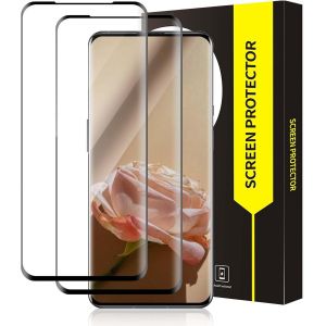 Kal-Lot De 2 Films De Protection D'écran En Verre Blindé Pour Oneplus 7 Pro/7t Pro 5g, Film De Protection D'écran 3d, Dureté 9h, Résistant Aux Rayures, À L'huile, Sans Bulles, Transparence Hd - Neuf