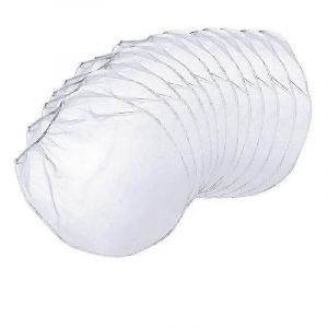 Sacs De Passoire De Peinture,24 Pi&egrave;ces 1 Gallon Sac Filtrant Blanc &Agrave; Mailles Fines,Sacs De Cr&eacute;pine &Agrave; Ouverture &Eacute;lastique De Seau Pour Le Jardinage De Peinture - Neuf