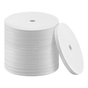 Lot de 500 filtres &agrave; caf&eacute; pour percolateur,disques filtrants blancs - Neuf