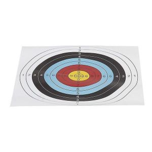 Lot De 20 Cibles De Tir Durables &iquest; Papier Haute Visibilit&eacute; 41 X 41 Cm Pour Entra&icirc;nement Et Comp&eacute;titions De Tir &Agrave; L'arc - Neuf