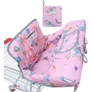 Housse De Caddie Pour B&eacute;b&eacute;,Housse Chaise Haute B&eacute;b&eacute;,Lavable En Machine,S&eacute;curit&eacute; Et Confort,Portabilit&eacute; - Neuf