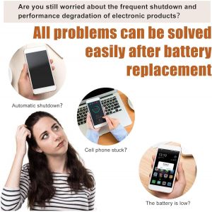 Batterie de rechange EB-BA750ABU compatible avec Samsung Galaxy A10 SM-A105F A105M A7 2018 A750F avec outils - Ne convient pas pour Galaxy Tab A7 - Neuf