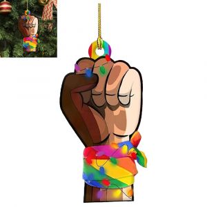 D&eacute;coration de sapin de No&euml;l et de porte repr&eacute;sentant le P&egrave;re No&euml;l et des pignons de pin - Neuf