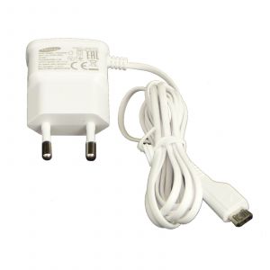 Pour Samsung Galaxy S7 Edge : Chargeur Secteur Original Blanc - Neuf