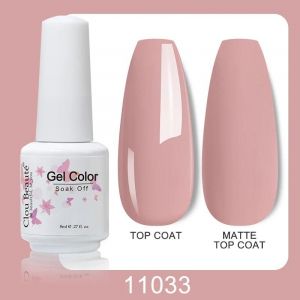 Clou Beaute Vernis &Agrave; Ongles Gel Automne Hiver Couleur Rouge Fonc&eacute; Vernis Semi Permanent Hybride Ongles Gel Uv Led Nail Art Base Couche De Finition.11033. - Neuf