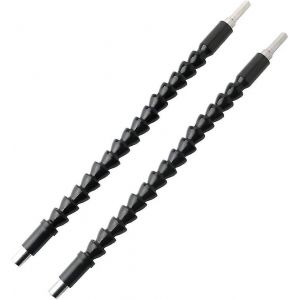 Rallonge magn&eacute;tique flexible pour foret hexagonal - Lot de 2, 29,5 cm - Neuf