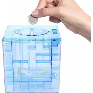 Boîte De Puzzle De Labyrinthe D'argent,Stockage D'argent Unique,Boîte D'économie De Pièces De Monnaie De Jeu De Labyrinthe Grand Cadeau Pour Les Enfants Et Les Enfants 1pc - Neuf