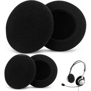 Mousse Casque pour Casque Logitech 60 mm-Protection Casque Audio Mousse pour Casque Audio Compatible avec Logitech G330/H609/H600,Coussinet Confortable pour Écouteurs,Installation Facile (4 PCS) - Neuf