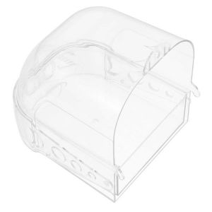 Baignoire Suspendue Pour Perroquets ¿ Bassin De Douche En Plastique Sûr Pour Cages À Oiseaux, Facile À Nettoyer, Usage Saisonnier, 12,5 X 14,5 X 15 Cm - Neuf