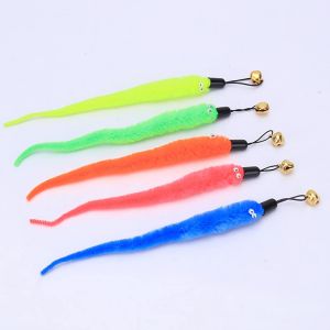 Letnerny-Bcat Lot De 5 Jouets Interactifs Pour Chat Caterpillar Worm Cat Interactive Stick T&ecirc;te De Rechange Accessoire De S&eacute;curit&eacute; Pour Chats Et Chatons - Neuf