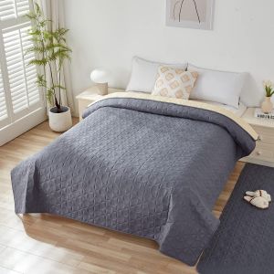 Ulteronixshop-Housse De Canap&eacute; 100% Imperm&eacute;able, Housse De Lit, Housse Pour Animaux De Compagnie, Canap&eacute;, Housse Pour Meubles De Canap&eacute;, Convient Aux Enfants, Chiens, Chats(Gris, 208-208 Cm (1 Paquet - Neuf