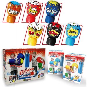 Funny Box Extreme Big Smash - Gants gonflables pour Enfants Taille Maxi, Jeux pour Enfants en kiosque, Gants de Boxe,Cadeaux pour garçons et Filles de Plus de 8 Ans - Neuf