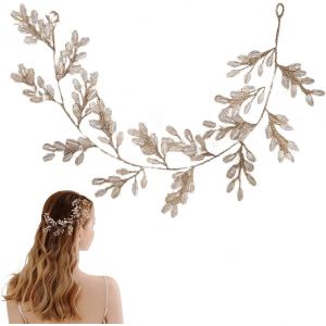 Kal-Bandeau Cheveux Femme Bijoux Couronne Cristal Serre Tête Guirlande Bandeaux Headband Accessoires De Mariage Accessoire Pour Demoiselle D`Honneur X04705 - Neuf