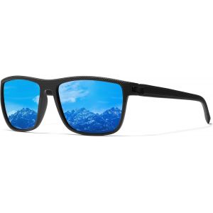 Lunettes De Soleil Carrées Classiques Pour Homme Et Femme - Lunettes De Soleil Polarisées Légères Avec Protection Uv A5 - Neuf