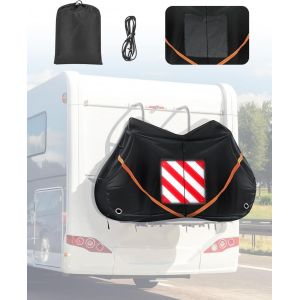 Subzonal-Housse V&eacute;lo Exterieur Protection Housse De Velo Impermeable 2 Velos Bache Velo Transport 420d Oxford Heavy Duty Pour Camping Car Voiture Voyages (82*36*50 Pouces) - Neuf