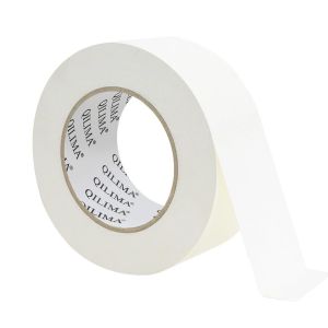 Ruban adhésif fin en tissu mat Blanc 50mmx27m - Neuf