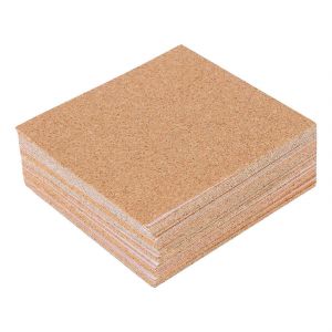 Sous-verres en li&egrave;ge autocollants,tapis de li&egrave;ge,feuilles de support en li&egrave;ge pour sous-verres et fournitures d'artisanat de bricolage (40, - Neuf