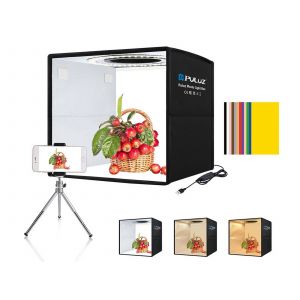 Bo&icirc;te &Agrave; Lumi&egrave;re Led Portable De 25 Cm Avec 3 Modes D'&eacute;clairage Pour La Photographie - Neuf